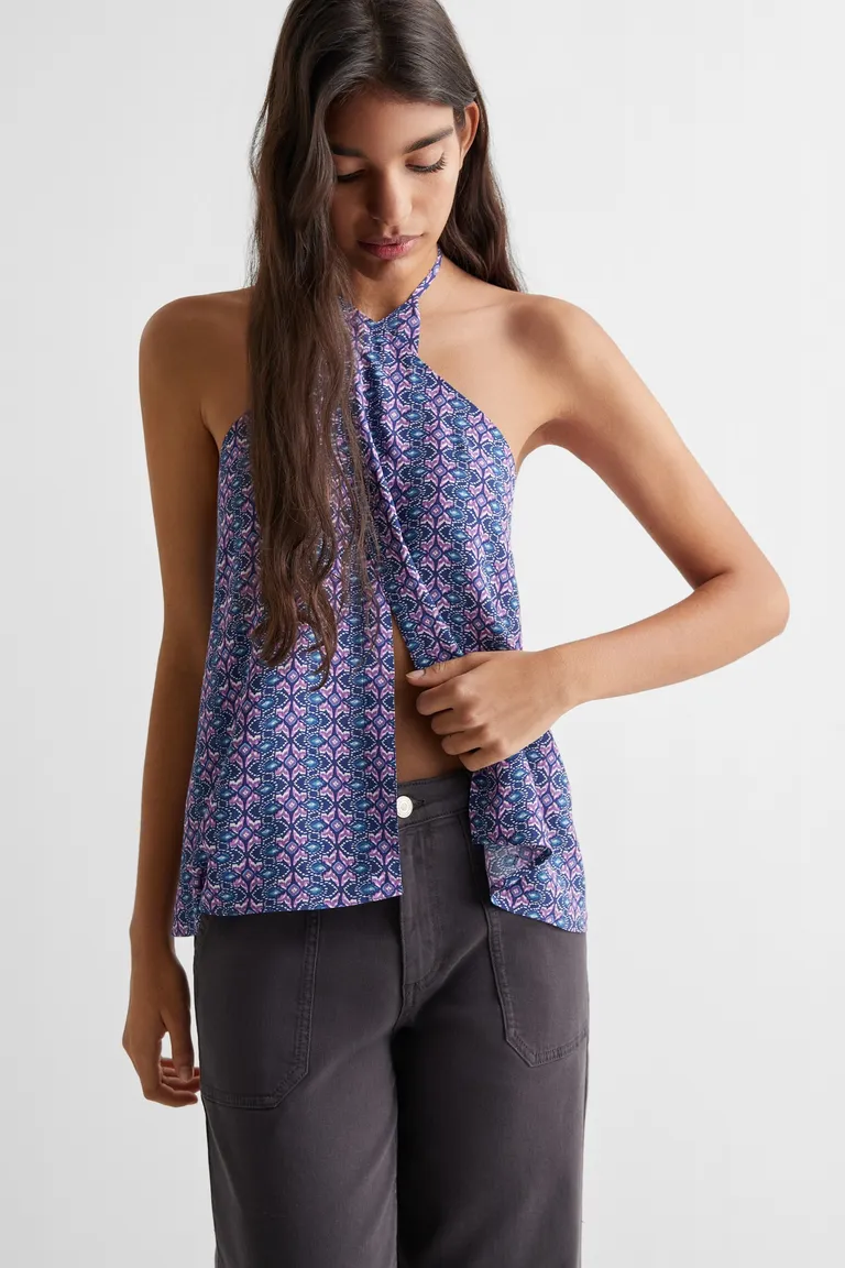 Top cruzado con estampa de Mango Teen en Tops para argentina