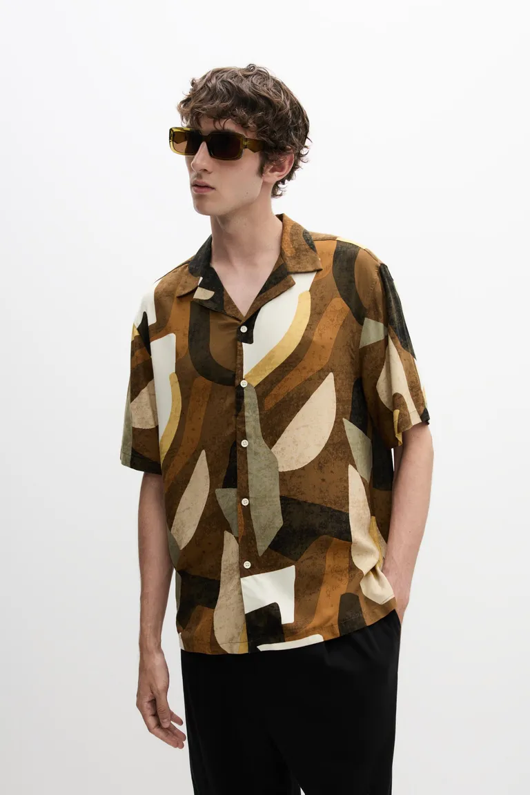 Camisa estilo resort estampada de Lefties en Camisas para argentina
