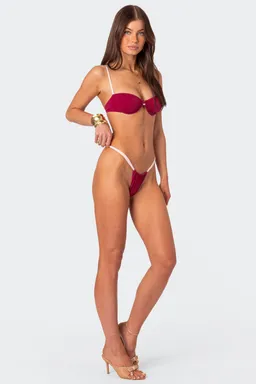Top bikini cubierto de Edikted en Swimwear y Beachwear para argentina