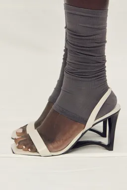 Sandalia piel tacón cuña de Mango en Sandalias para argentina