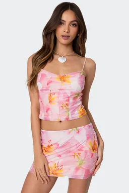 Corset stassi estampado de Edikted en Tops para argentina