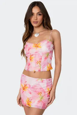 Corset stassi estampado de Edikted en Tops para argentina