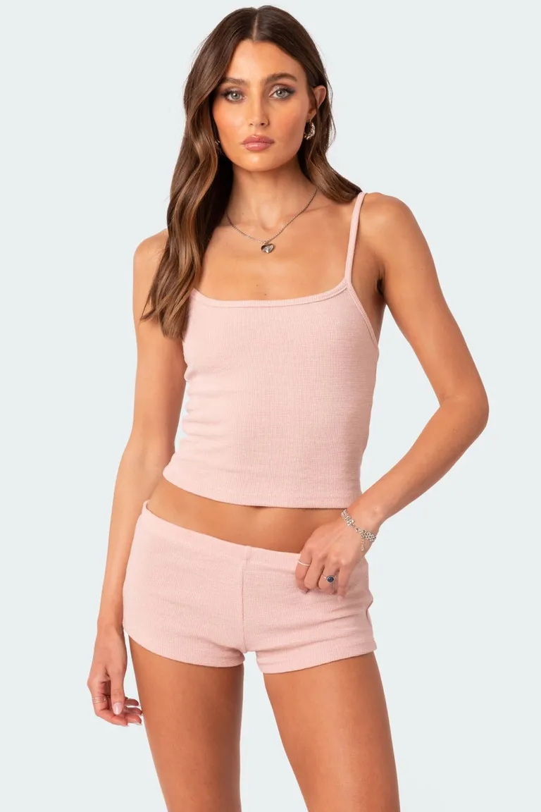 Remera tirantes ella waffle de Edikted en Tops para argentina