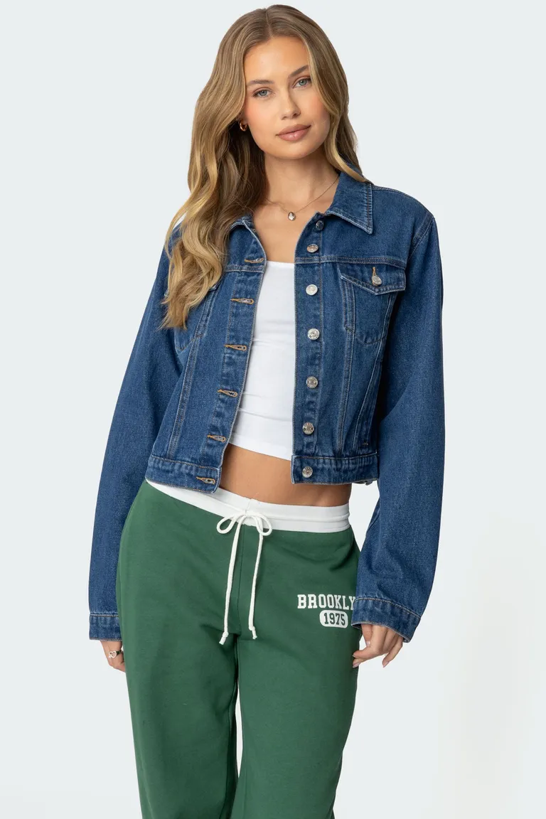Campera denim barb de Edikted en Chaquetas para argentina