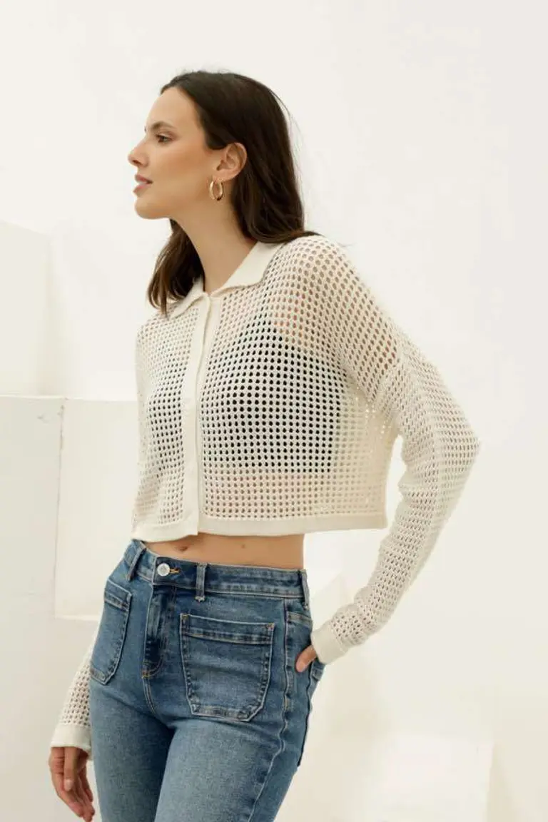 Saco de Hilo Calado de Hesed en Chaquetas para argentina