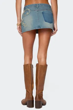 Minifalda denim bowiee de Edikted en Shorts para argentina
