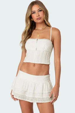 Musculosa tipo lino texturada de Edikted en Tops para argentina