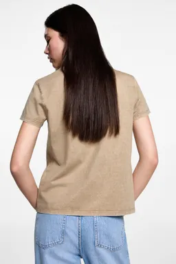 Remera algodón efecto lavado de Mango Teen en Remeras para argentina