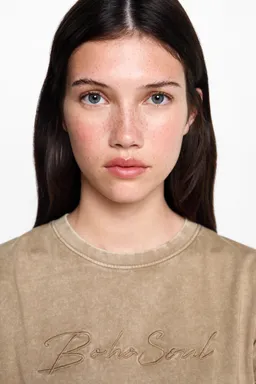 Remera algodón efecto lavado de Mango Teen en Remeras para argentina