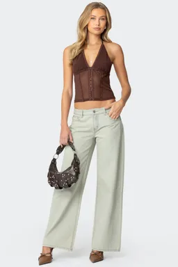 Halter lucie malla encaje de Edikted en Tops para argentina