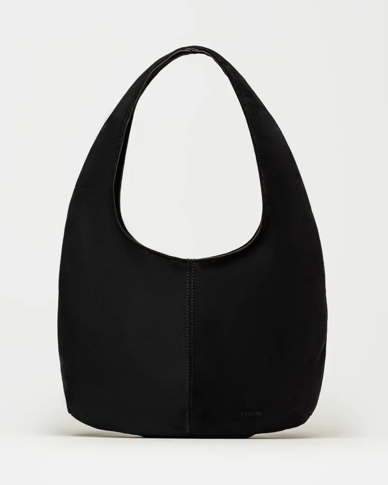 Cartera de Hombro Ovalada en Efecto Gamuza para Mujer de Prüne en Bolsos y Carteras para argentina