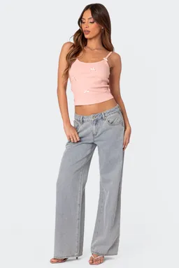 Musculosa lazo rib emilia de Edikted en Tops para argentina
