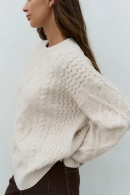 Sweater Trenzado Oversized de Sky en Buzos y Sweaters para argentina
