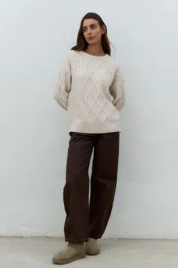 Sweater Trenzado Oversized de Sky en Buzos y Sweaters para argentina