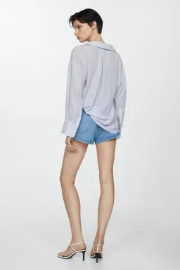 Camisa rayada con bolsillo de Mango en Camisas para argentina