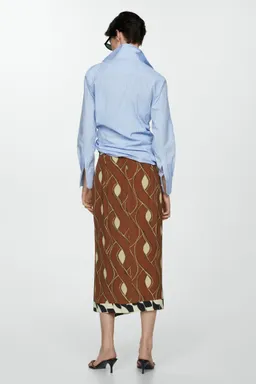 Falda estampada volante de Mango en Faldas para argentina