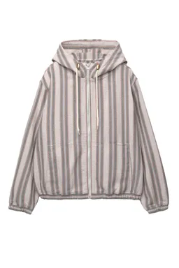 Campera rústica rayas de Pull&Bear en Abrigos y Camperas para argentina