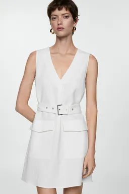 Vestido bolsillos cinturón de Mango en Vestidos para argentina