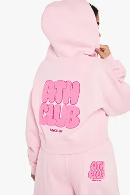 Buzo club deportivo aplique toalla de Boohoo en Buzos y Sweaters para argentina