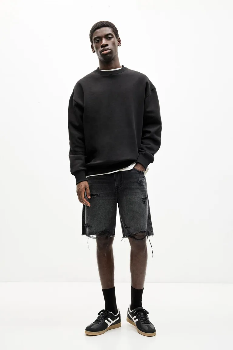Bermuda denim straight rotos de Pull&Bear en Bermudas y Shorts para argentina