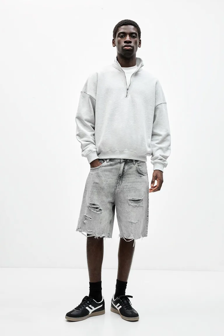 Bermuda denim straight rotos de Pull&Bear en Bermudas y Shorts para argentina