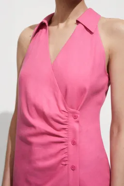 Vestido camisero cruzado de Mango en Vestidos para argentina