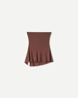 Top bandeau asimétrico crepé de Bershka en Tops para argentina