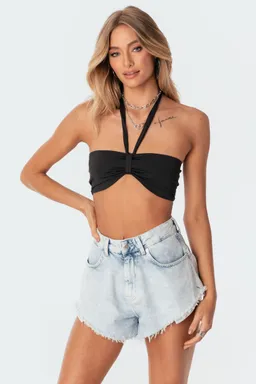 Kai crop top ajustable strapless de Edikted en Tops para argentina