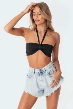 Kai crop top ajustable strapless de Edikted en Tops para argentina