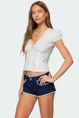 Top algodón botones antonella de Edikted en Tops para argentina