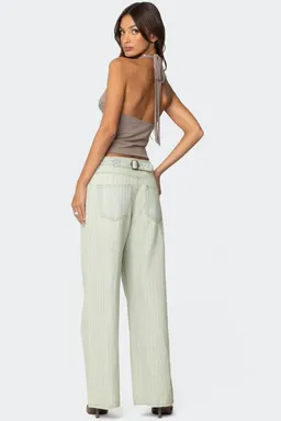 Top halter escote profundo mila de Edikted en Tops para argentina