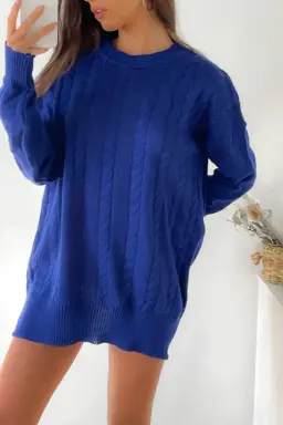 Sweater largo full trenzado owen de Benka en Buzos y Sweaters para argentina