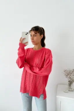 Sweater largo full trenzado owen de Benka en Buzos y Sweaters para argentina