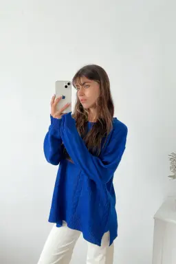 Sweater largo full trenzado owen de Benka en Buzos y Sweaters para argentina