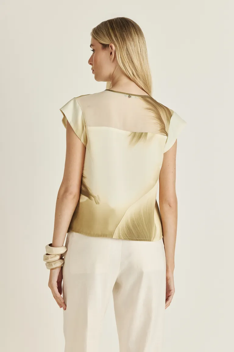 Top de mujer con diseño exclusivo y estampado de temporada de Tucci en Tops para argentina