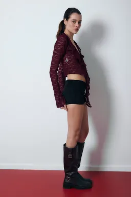 Short tiro bajo poggi de Audaz en Shorts para argentina