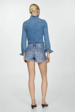 Shorts jean rotos de Mango en Shorts para argentina