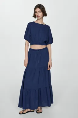 Top algodón manga abullonada de Mango en Tops para argentina
