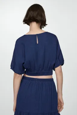 Top algodón manga abullonada de Mango en Tops para argentina