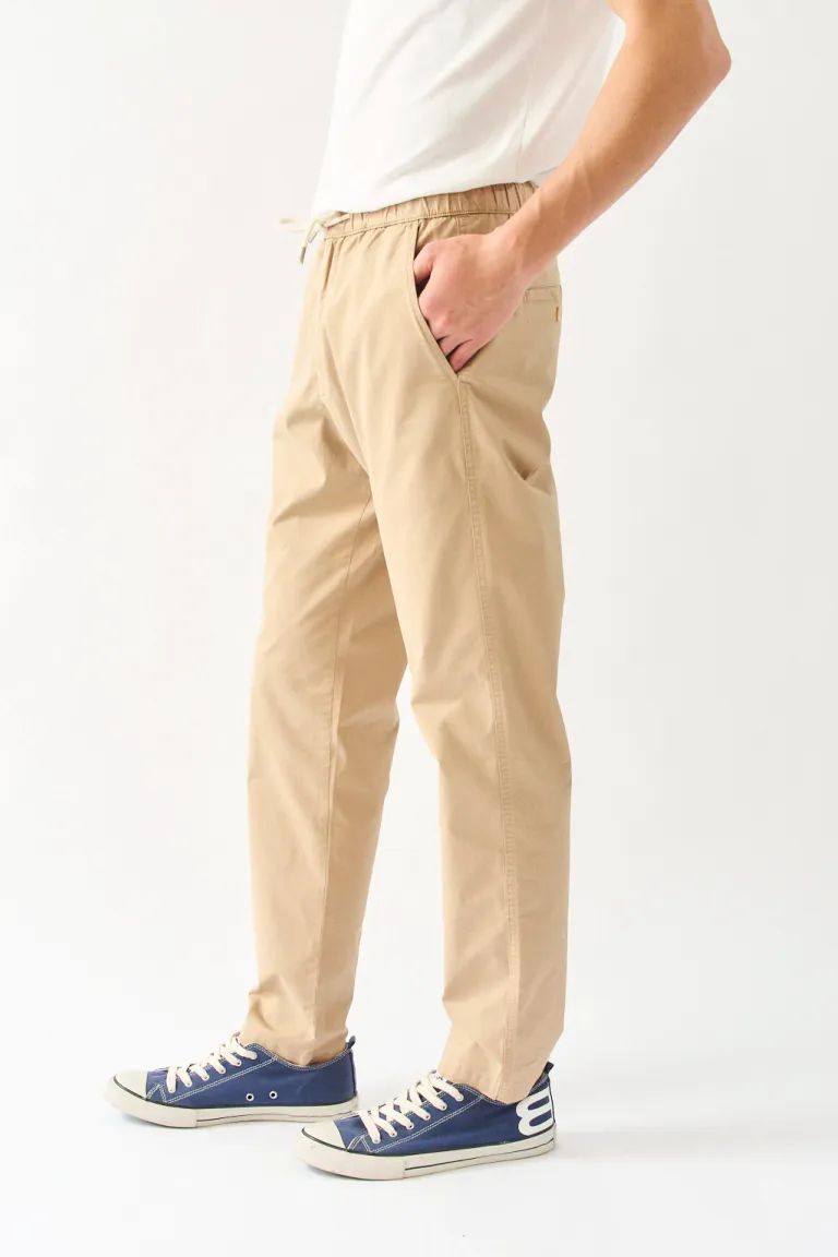 Pantalón Chino Elástico con Cierre y Botones Marmolados de Bensimon en Pantalones para argentina