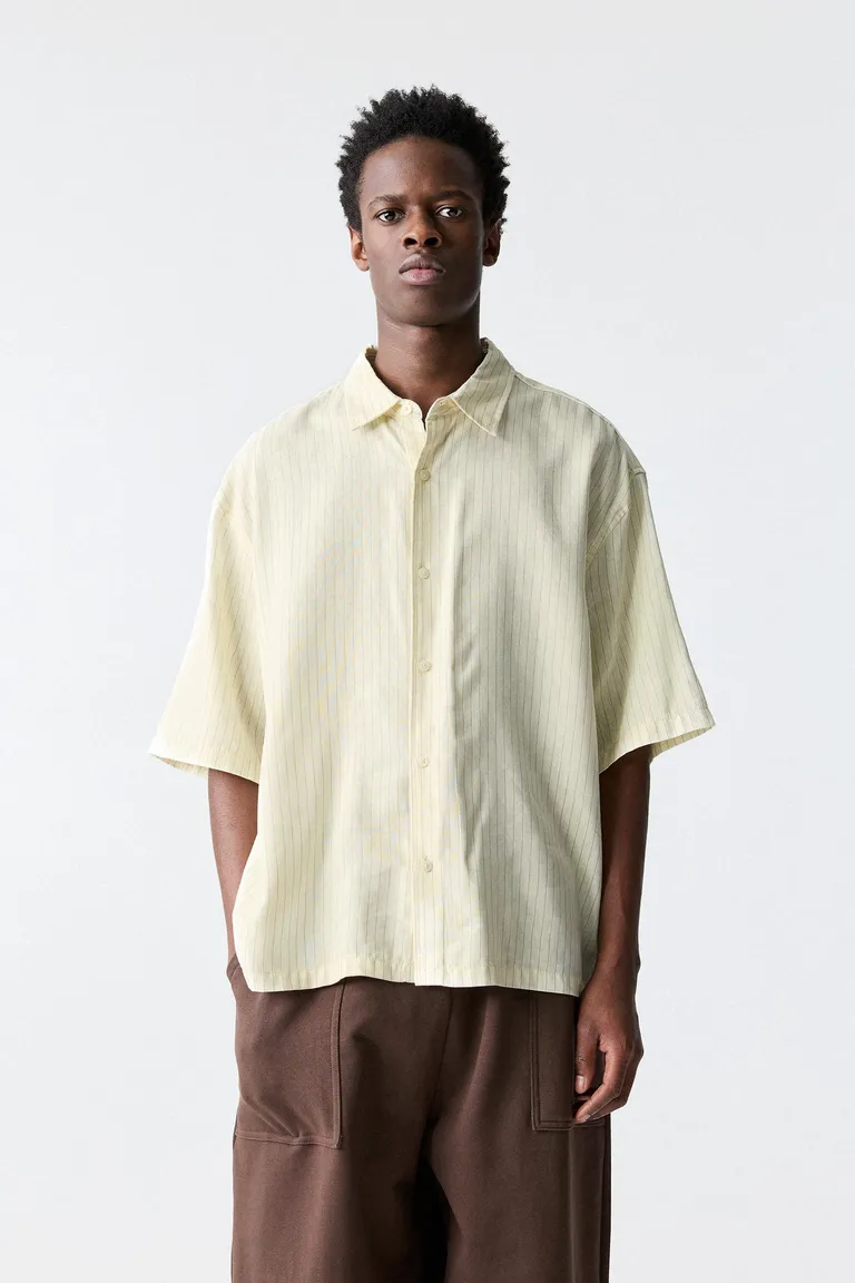 Camisa rayas manga corta de Pull&Bear en Camisas para argentina