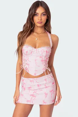 Corsé estampado makayla de Edikted en Tops para argentina