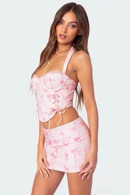 Corsé estampado makayla de Edikted en Tops para argentina