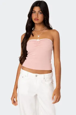 Top strapless textura waffle kacey de Edikted en Tops para argentina