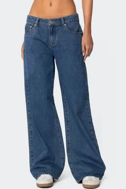 Jeans tiro bajo raelynn de Edikted en Pantalones para argentina