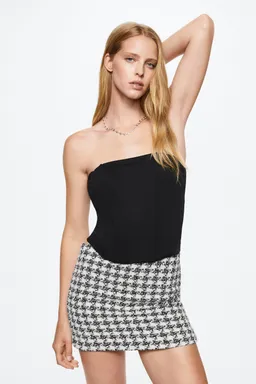 Minifalda tweed algodón de Mango en Faldas para argentina
