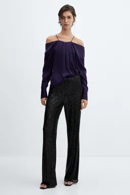 Blusa con hombros descubiertos de Mango en Blusas para argentina