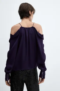 Blusa con hombros descubiertos de Mango en Blusas para argentina