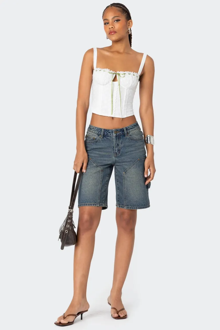 Bermudas denim carpenter de Edikted en Shorts para argentina