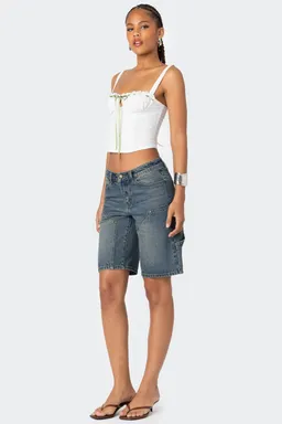 Bermudas denim carpenter de Edikted en Shorts para argentina